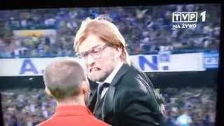 Jurgen Klopp EPIC Nervous Reaction Very Angry with the Referee After Goal 1080p HD Champions League