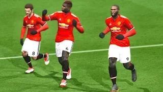 Manchester United vs Sevilla | UCL 13/03/2018 Gameplay