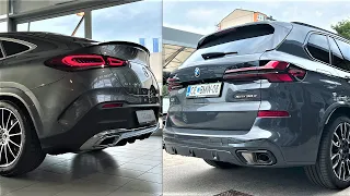 New Bmw X5 Facelift 2024 vs New Mercedes GLE Coupe 2023 - STARTUP and Revs comparison