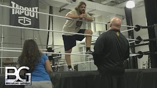 WWE Network: Cal Bishop attempts to battle past a reoccurring injury: Breaking Ground, Nov. 30, 2015