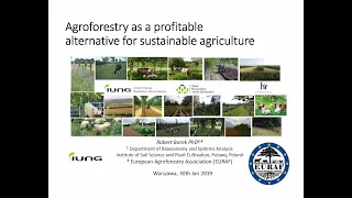 Agroforestry as a profitable alternative for sustainable agriculture - Robert Borek