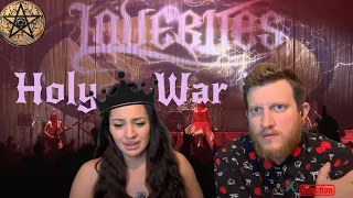 BLIND reaction FIRST TIME listening to LOVEBITES- "HOLY WAR"