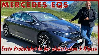 Mercedes EQS - Die Elektro S-Klasse im Test | Reichweite Laden Batterie Ausstattung Review 2021