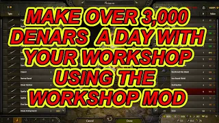 Bannerlord Make Over 3,000 Denars A Day With Your Smithy With This Mod | Flesson19