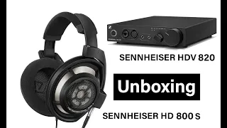 Unboxing the Sennheiser HD 800 S Headphone & Sennheiser HDV 820 Dac/Amplifier