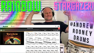 Drum Teacher Reacts: COZY POWELL | Rainbow - 'Stargazer' | ABSOLUTE BANGER!