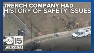 Buckeye trench company with deadly accident had history of safety problems