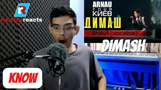 Димаш Кудайберген | Dimash Qudaibergen - Знай (vocalise) ARNAU TOUR 11.03.20 | REACTION