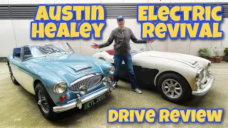 Review: Austin Healey 3000 & 100/6 Electric by Revival Autos Driven in Central London