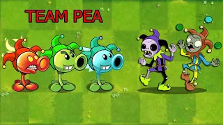 PvZ 2 Random Team Plant VS Evil Jester Zombie LEVEL 10 - Which Plant Team Is Best?