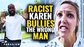 Karen Bullies The Wrong Black Man