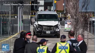 Nine people killed after van hits crowd in Toronto