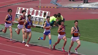 2018 関東インカレ陸上 男子1部 800m 決勝