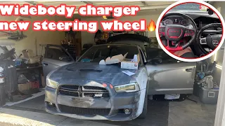 HELLCAT STEERING WHEEL INSTALLED IN MY 2014 CHARGER R/T 🔥😱*HOW TO*