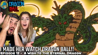 THE FIRST EVER WISH IN DRAGON BALL!! Girlfriend's Reaction Original DB Episode 12