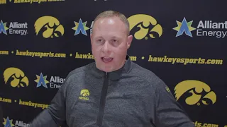 Iowa linebackers coach Seth Wallace excited for early enrollee Justice Sullivan's future