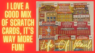 £29 mix of National Lottery UK scratch cards. Can I win big, or will it be a handful of duds?