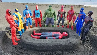 SPIDERMAN VS HULK RED, CAPTAIN AMERICA VS IRON MAN VS THANOS VS THOR, BATMAN VS JOKER