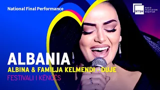 Albina & Familja Kelmendi - Duje | Albania 🇦🇱 | National Final Performance | Eurovision 2023