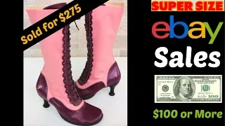 eBay Super Sized Sales Over $100 - See What Sold Oct 2018 - eBay is NOT Dead!