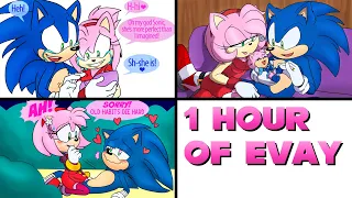 1 Hour of E-vay - Sonamy (Sonic x Amy) Comic Dub Compilation