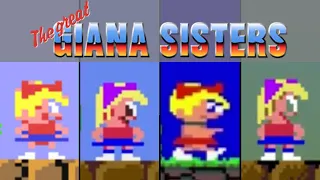 The Great Giana Sisters -Versions Comparison- #96 #retrogaming #amiga #atarist #c64 #msx2 #cpc