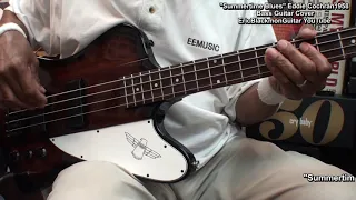 SUMMERTIME BLUES Eddie Cochran Bass Guitar Cover 1958 LESSON LINK @ericblackmonmusicbass9175