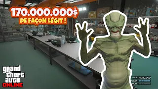 JE FARM JUSQUE 170.000.000$ DE FACON LÉGIT SUR GTA ONLINE! EN ROUTE VERS LE MILLIARD!!