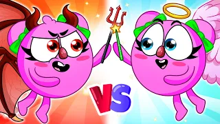 Angel vs Demon Baby + More Kids Funny and Educational Cartoons | Kids Story | 4 Friends