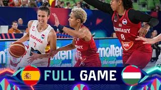 SEMI-FINALS: Spain v Hungary | Full Basketball Game | FIBA Women's EuroBasket 2023