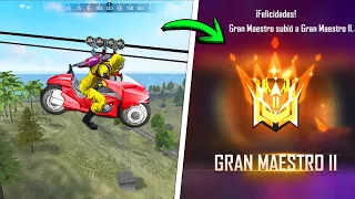 HAGO EL TRUCO PARA SUBIR A GRAN MAESTRO Y ESTO PASO 😱 FREE FIRE