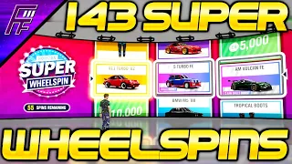 OPENING 140+ SUPER WHEELSPINS (420+ ITEMS) in Forza Horizon 4! +Analyzing my results
