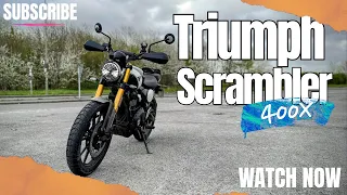 TRIUMPH SCRAMBLER 400X - Owners Ride - Lets get to 600 miles!
