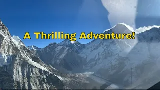 Journey to Everest's mountain summit via helicopter