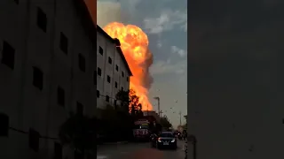 fire in chemical factory