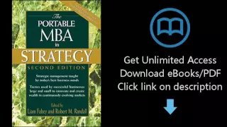 Download The Portable MBA in Strategy [P.D.F]