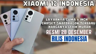 HARGANYA MURAH EDAN !! XIAOMI 12 INDONESIA RESMI | HARGA SPESIFIKASI LENGKAPNYA