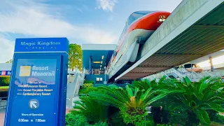 Magic Kingdom 2023 Resort Monorail Full Ride - Walt Disney World