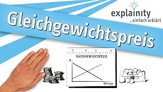 Gleichgewichtspreis einfach erklärt (explainity® Erklärvideo)