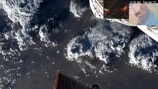 Time-lapse View From the ISS Heading Over Europe and Africa on 4/12/22 @ 11:06am E.S.T