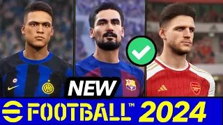 NEW eFootball 2024 Coming Soon! - Career Mode? & Full Details