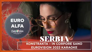 Konstrakta - In corpore sano|🇷🇸 Serbia in Eurovision 2022 Karaoke