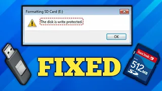 How to fix "The disk is write protected error" on Windows 11,10, 8, 7 {FIX}| HINDI