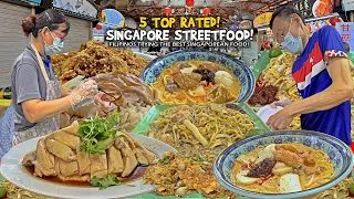 BLOCKBUSTER na CHICKEN RICE, "PABORITO ni ANTHONY BOURDAIN!" | 5 TOP RATED STREET FOOD in SINGAPORE!