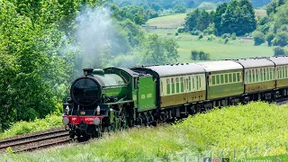 MayFlower steam train (61306) and others.(4K).