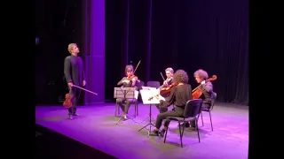 NICOLAS DAUTRICOURT & QUATUOR CAPRICCIO - live 21/10/2019 - Tchaïkovski Violin Cto (Arr. D. Vasold)