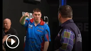 DARTS DRAMA!!! - Gary Anderson Angry Towards Gurney - 2018 PDC Grand Prix