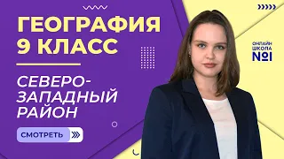 Северо-Западный район. Географическое положение и природа. Видеоурок 19. География 9 класс