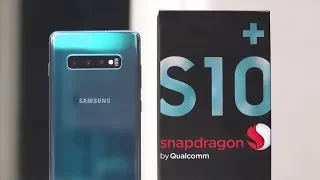 Идеальный Samsung Galaxy S10+ на Snapdragon 855! Распаковка и быстрый тест-обзор против Exynos 9820