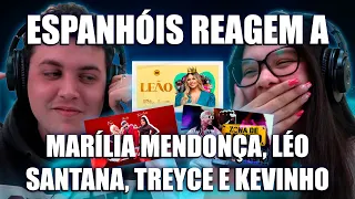 ESPANHÓIS REAGEM A MARÍLIA MENDONÇA, LÉO SANTANA, KEVINHO, TREYCE (LEÃO, ZONA DE PERIGO, LOVEZINHO)